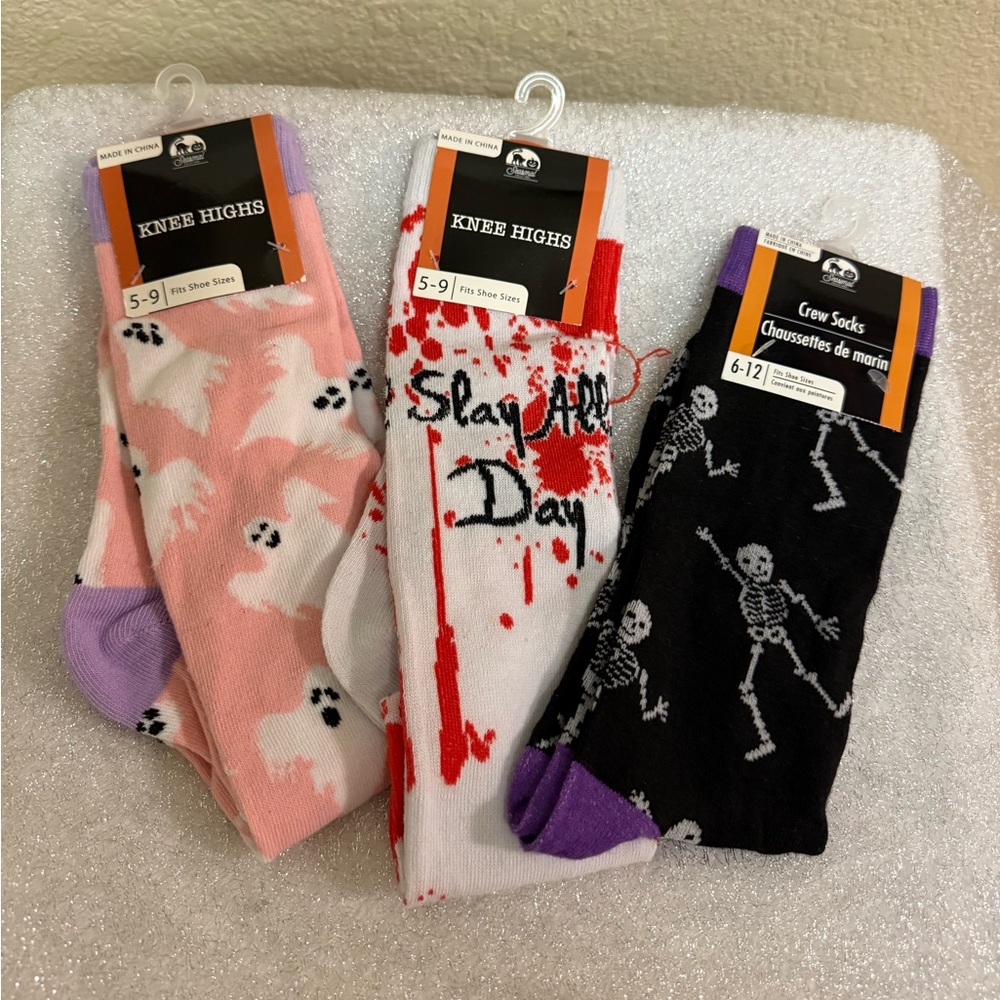 Halloween Themed Socks Bundle